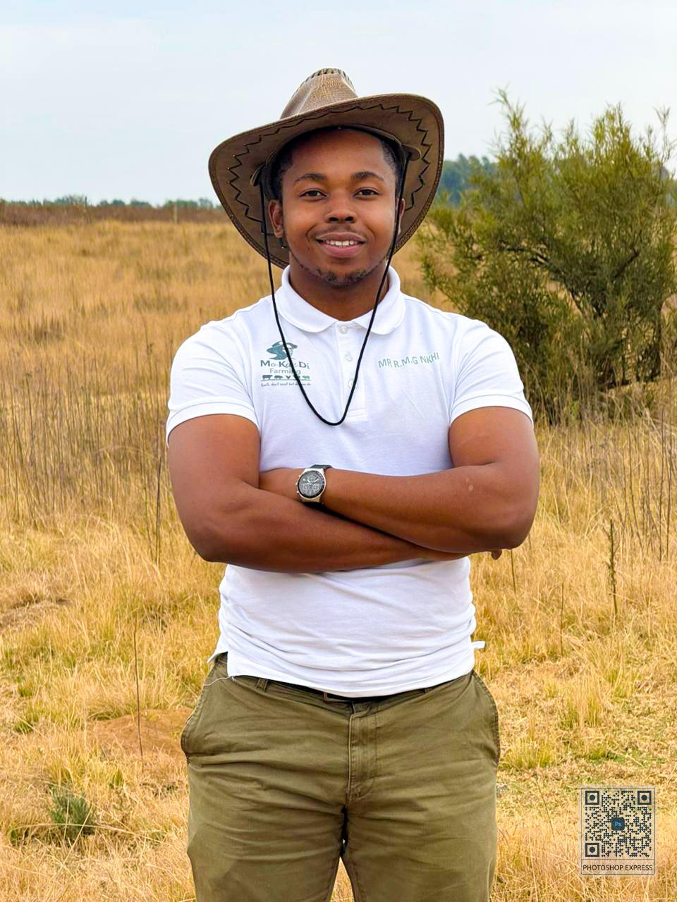 Mr RMG Nkhi, founder of Mo Kae Di Farming