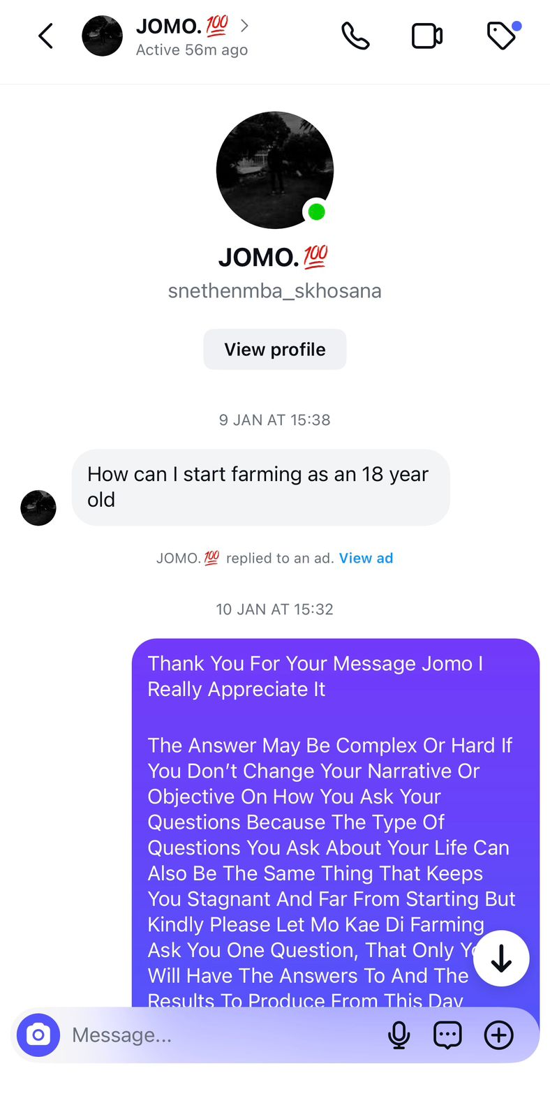 Community member question